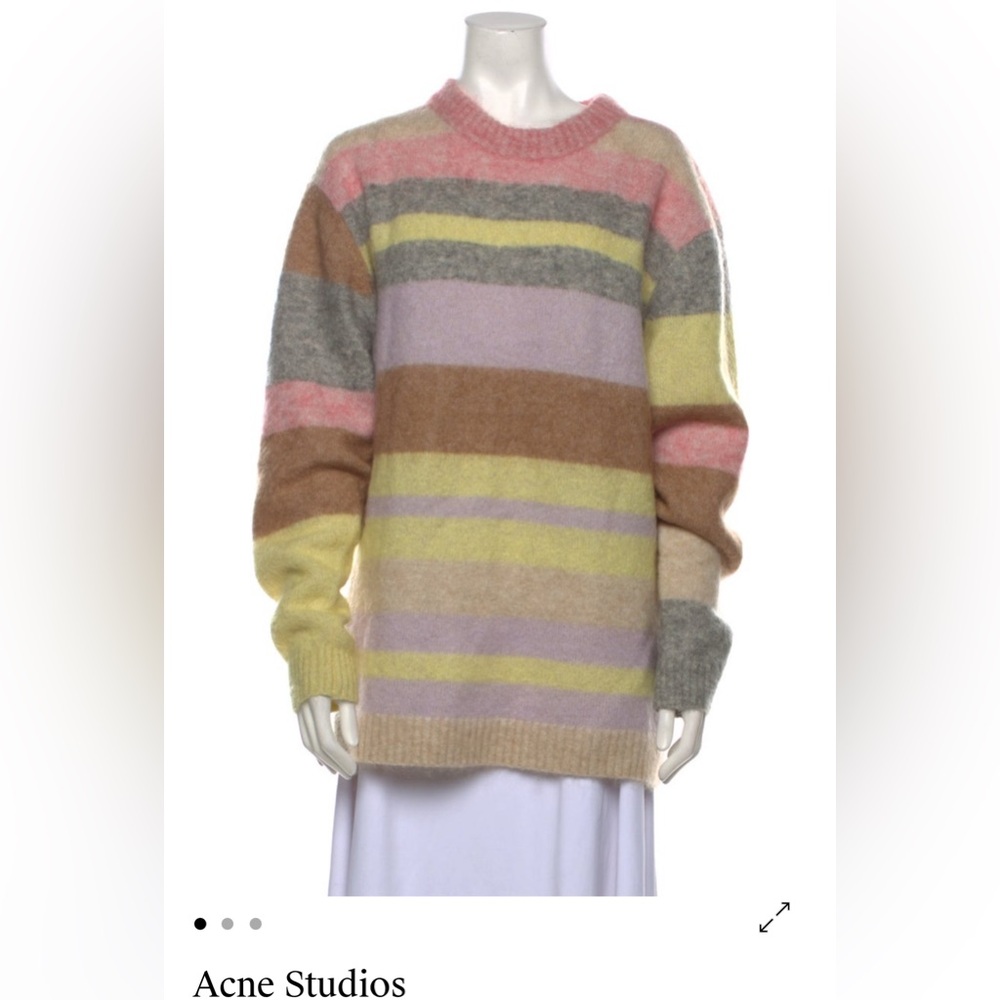 Acne Multicolor Striped Women's Sweater